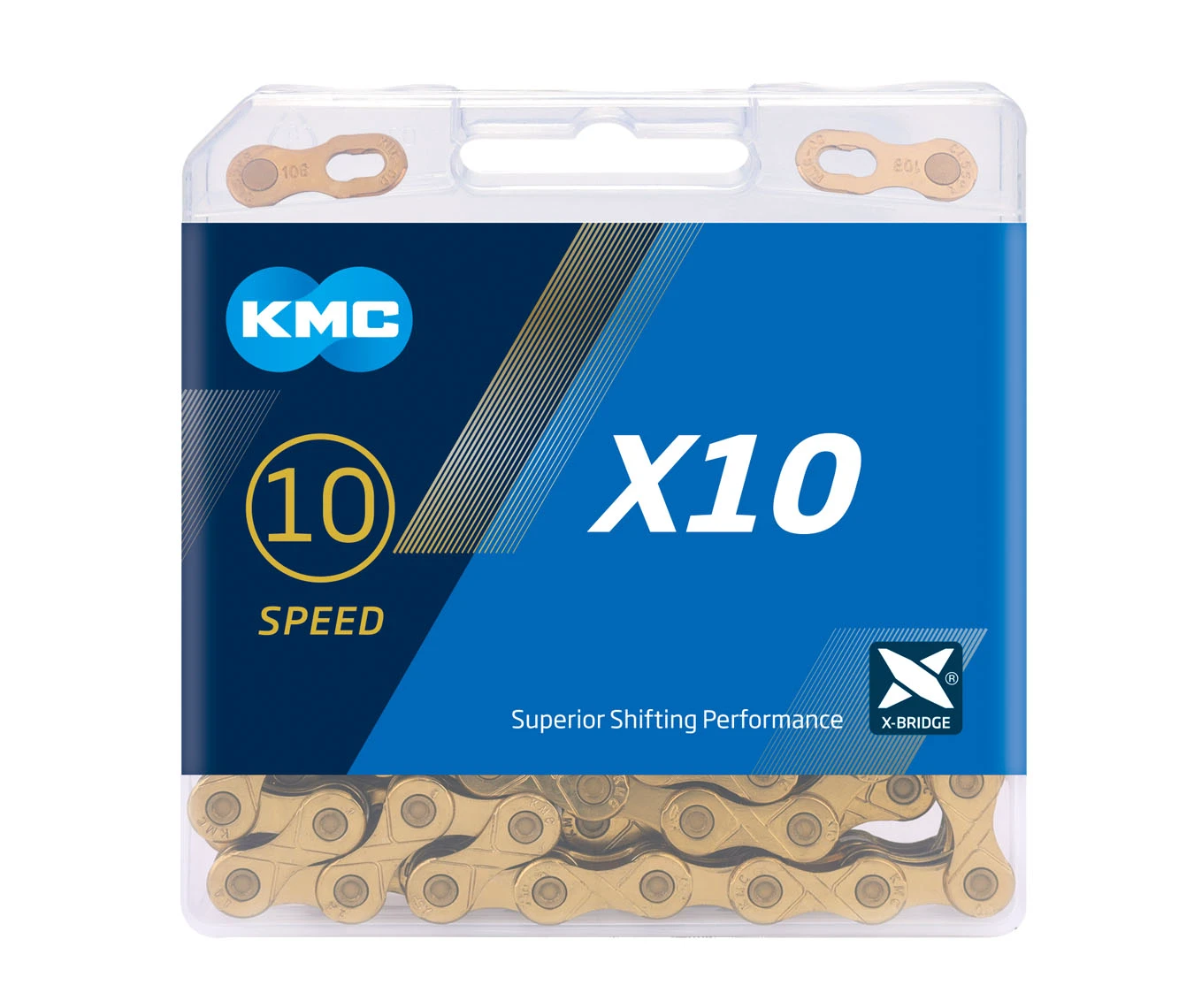 1. Lant KMC X10 EPT, 10 viteze, 114 Zale