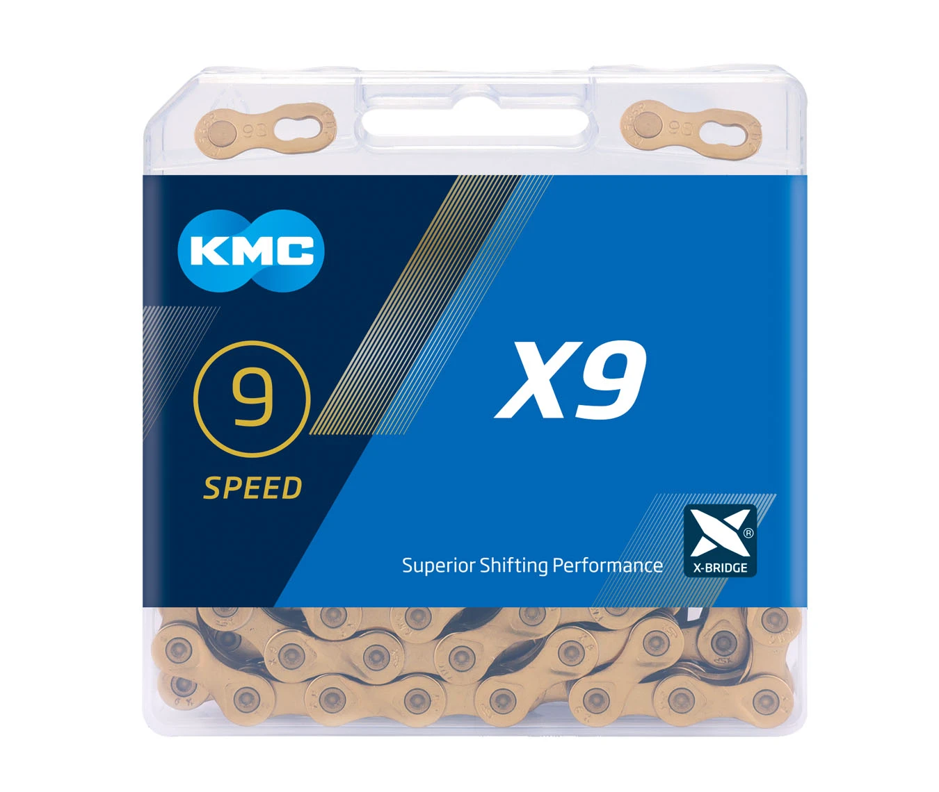 1. Lant bicicleta, KMC, 114 Zale, 6.6 mm, 9 Viteze, 1/2" x 11/128", Argintiu