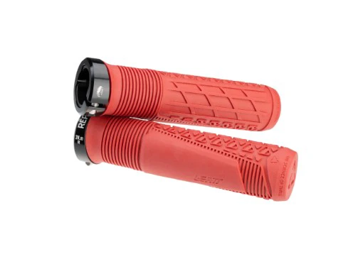 1. Mansoane profi Leatt ReaFlex 6.0 Regular 2025, diametru 31mm, rosu lava