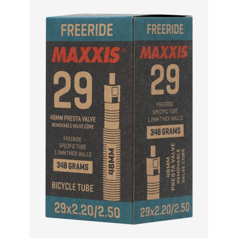 1. Camera bicicleta MAXXIS Tube Freeride 29x2.20/2.50, ventil presta, grosime 1, 2 mm