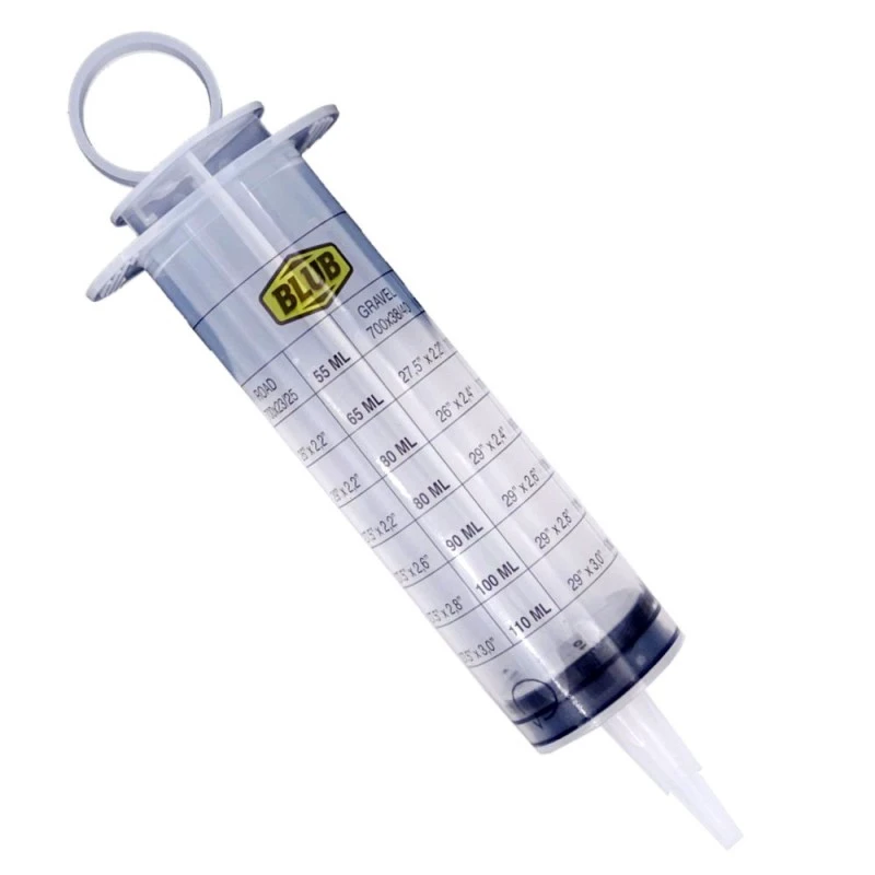 1. Seringa Blub pentru aplicare solutie antipana tubeless, capacitate 100 ml, usor de folosit
