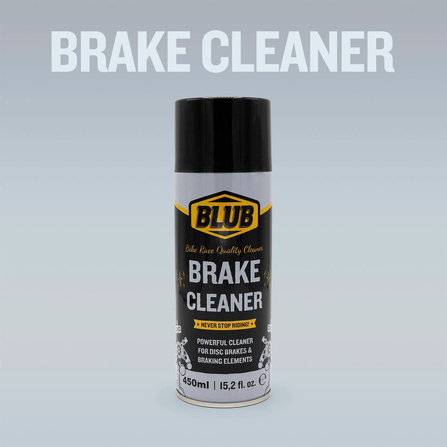 1. Spray de curatare frane Blub, 500 ml, eficient impotriva uleiului si murdariei, pentru discuri si placute