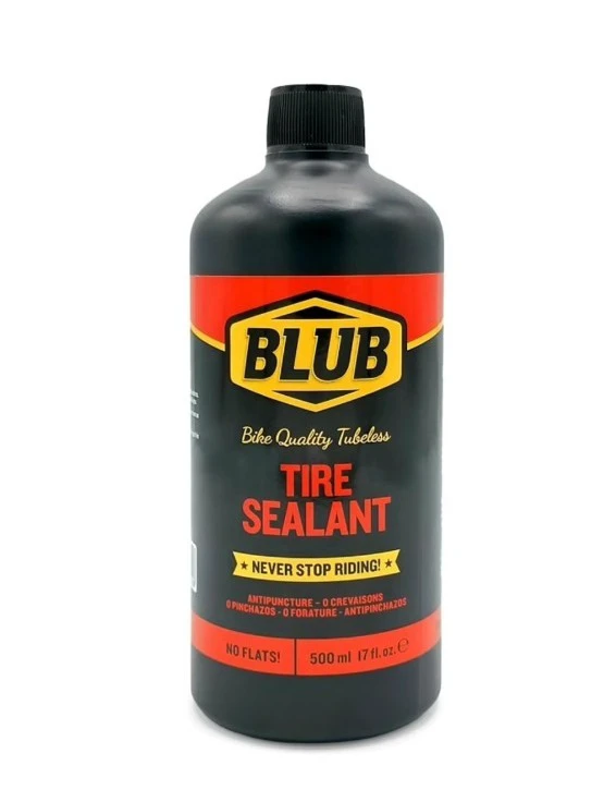 1. Solutie antipana Blub 500 ml, reparare instantanee anvelope tubeless, etansare pentru gauri de pana la 6 mm, lichid multicolor