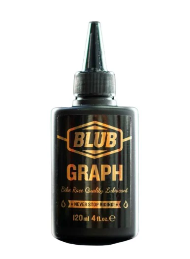 1. BLUB Graph Lube, lubrifiant premium lant bicicleta, cea mai avansata tehnologie cu particule de molibden, 120 ml adica 80 aplicari