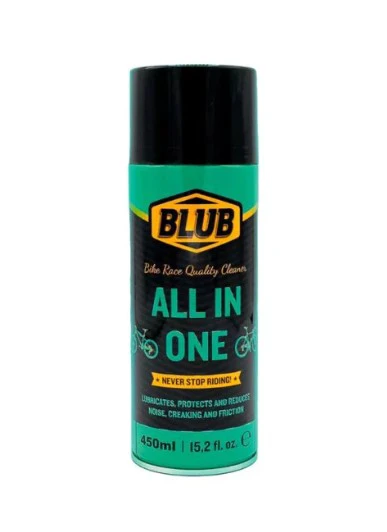 1. Spray ungere BLUB All In One, lubrifiant universal pentru lant, frane, pedale, schimbatoare si alte piese