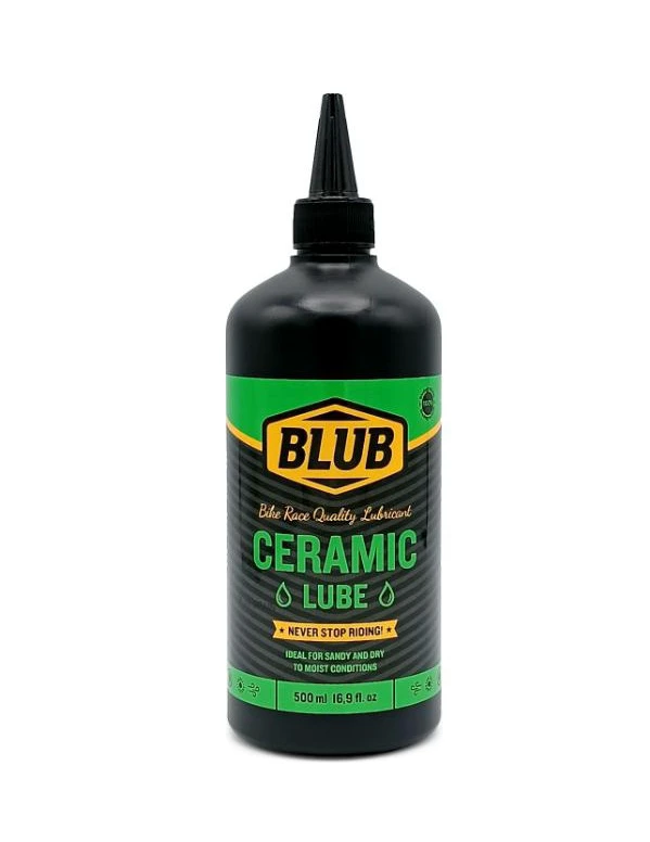 1. Lubrifiant Blub Ceramic Lube 500 ml, pentru lant bicicleta, protectie sporita, reducere zgomot, ceara