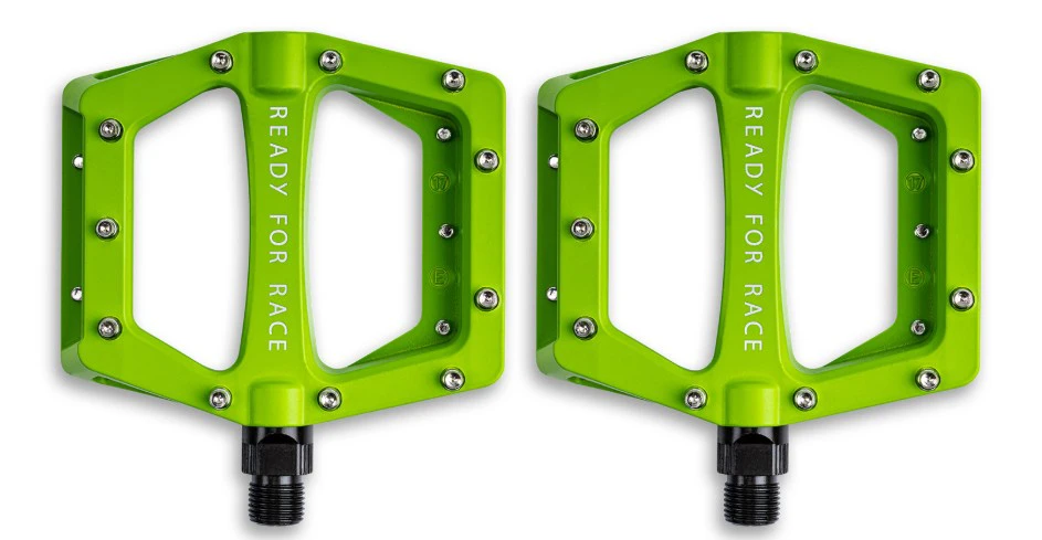 1. Pedale Flat CMPT, RFR, Aliaj, 102x110 mm, Verde