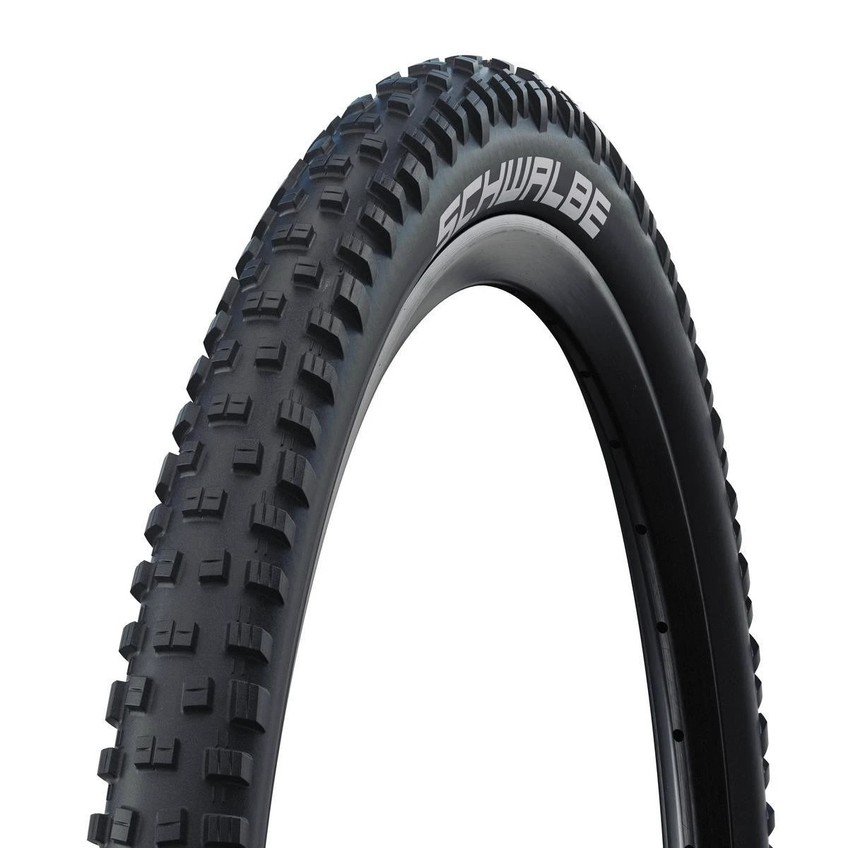 1. Anvelopa bicicleta, Schwalbe, Tough Tom XC/All Mountain, 27.5 x 2.60, perfecta pentru roata din fata, negru
