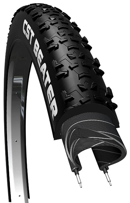 1. Anvelopa cauciuc CST 27.5 x 2.25 MTB Beater, 27 TPI, Max PSI: 65, negru