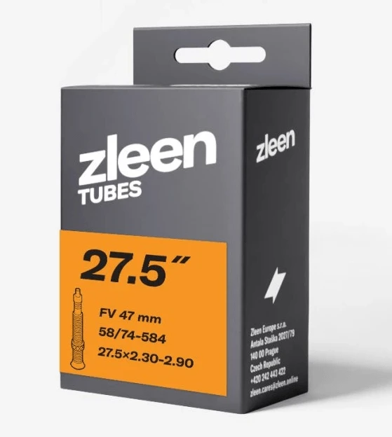 1. Camera roata bicicleta Zleen 27.5 x 2.30-2.90 inch, valva presta 48 mm, butil