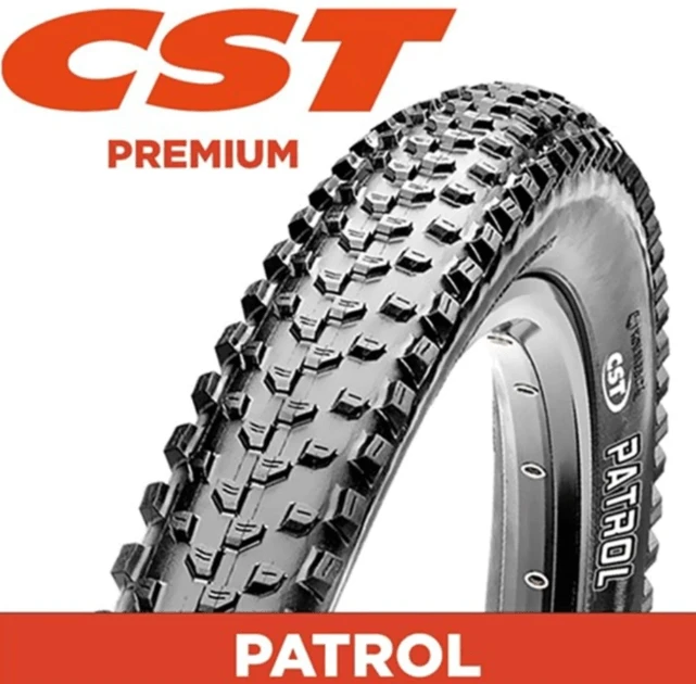 1. Anvelopa cauciuc CST 27.5 x 2.40 MTB Patrol, 27 TPI, Max PSI: 65, negru