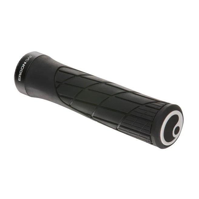 1. Manere ghidon Ergon, Grip Ga2, 13cm, Cauciuc, Negru