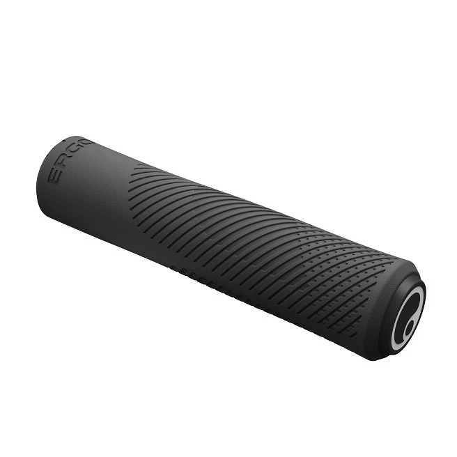 1. Set mansoane bicicleta Ergon GXR, air cell rubber, pentru MTB / cross country, ergonomice, dopuri capete, culoare neagra