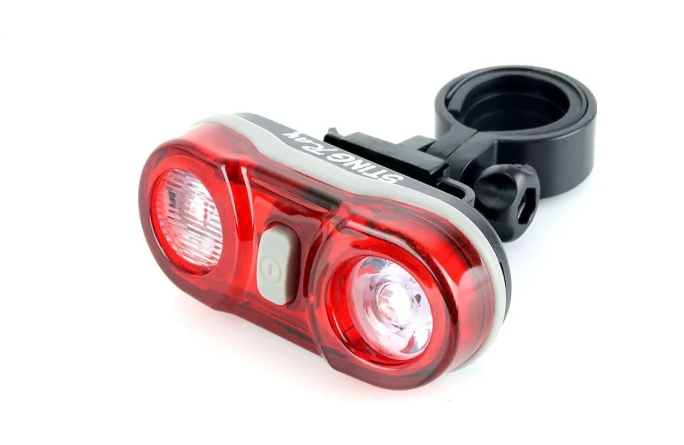 1. Stop LED pentru bicicleta, 3 moduri de iluminare, 50 lumeni, Rosu/Negru