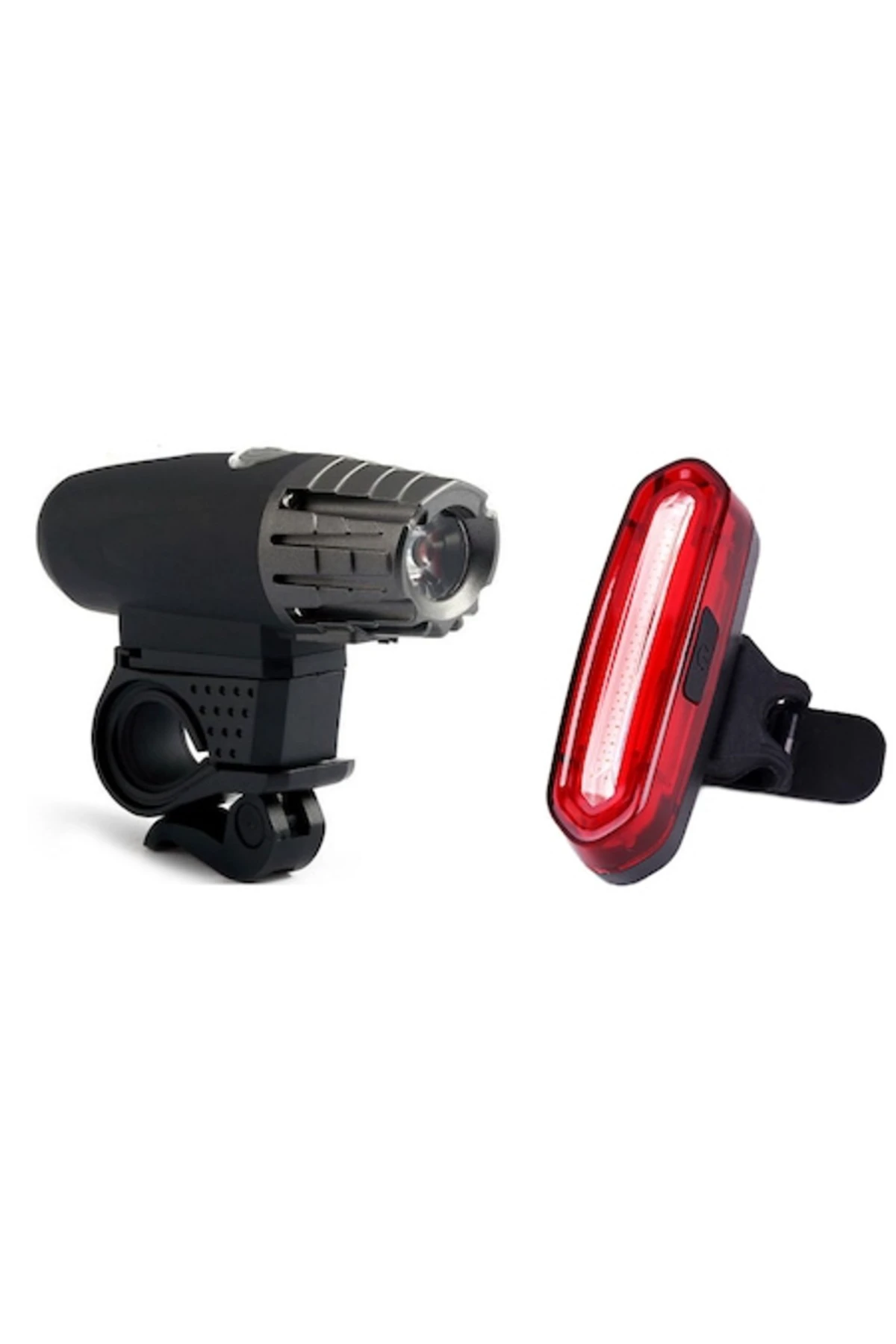 1. Far fata Carsons, stop spate line, reincarcabile USB, set lumini, negru