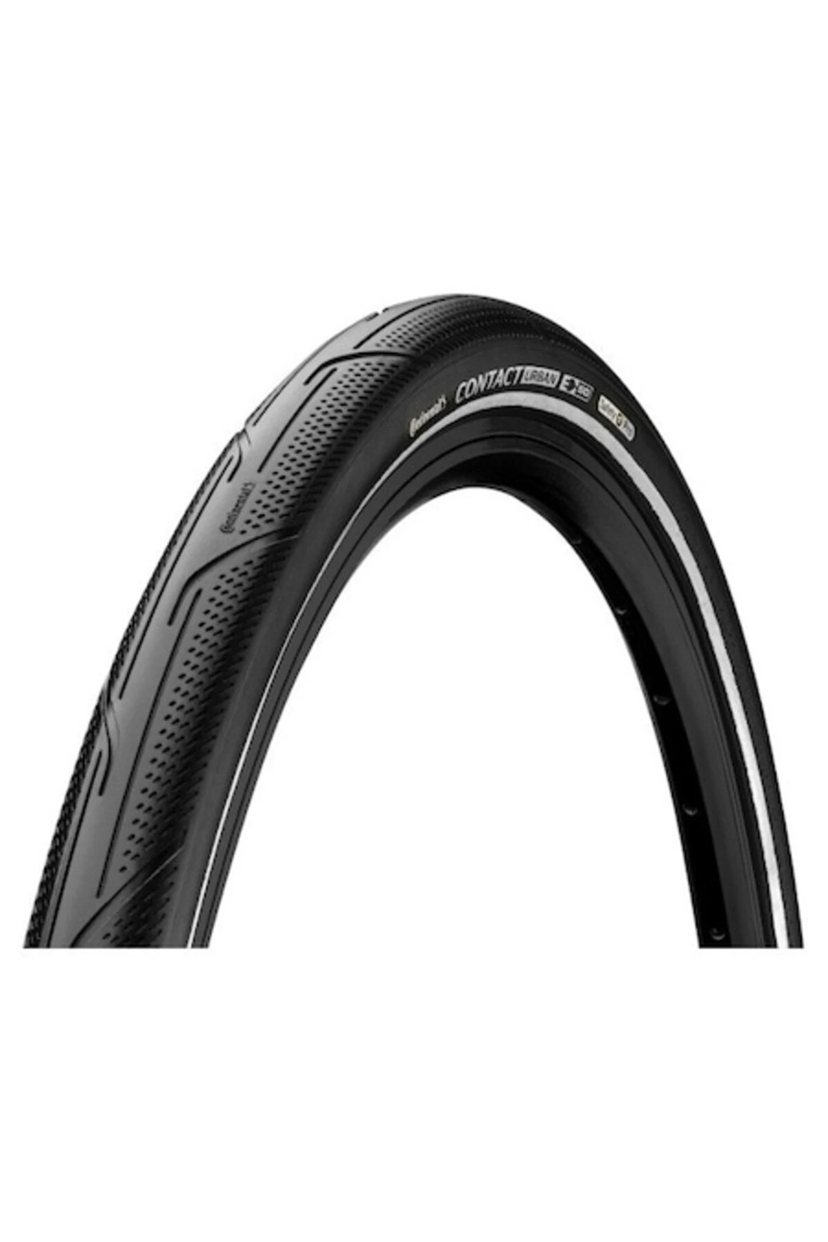 1. Anvelopa cauciuc bicicleta Continental Urban Reflex 27.5 × 2.50 Clincher 62-584, adaptata perfect pentru asfalt, inel reflectorizant pe timp de noapte