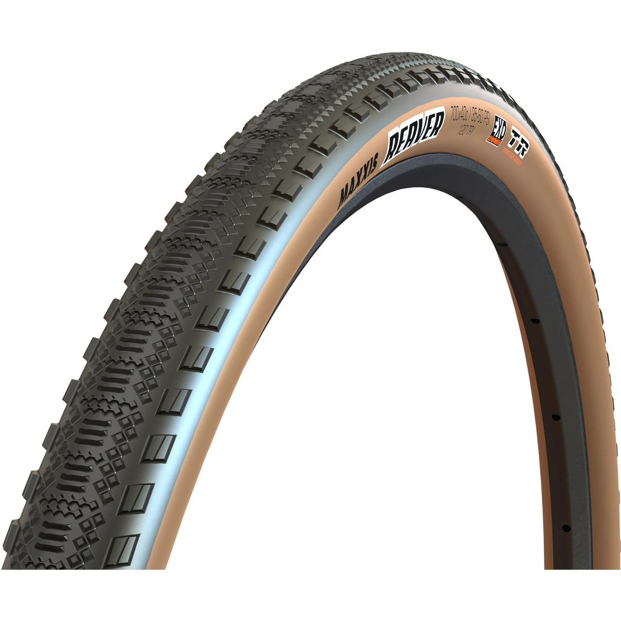 1. Maxxis Ravager 700 x 50c EXO TR tanwall, anvelopa bicicleta pliabila pentru gravel, teren accidentat si noroi