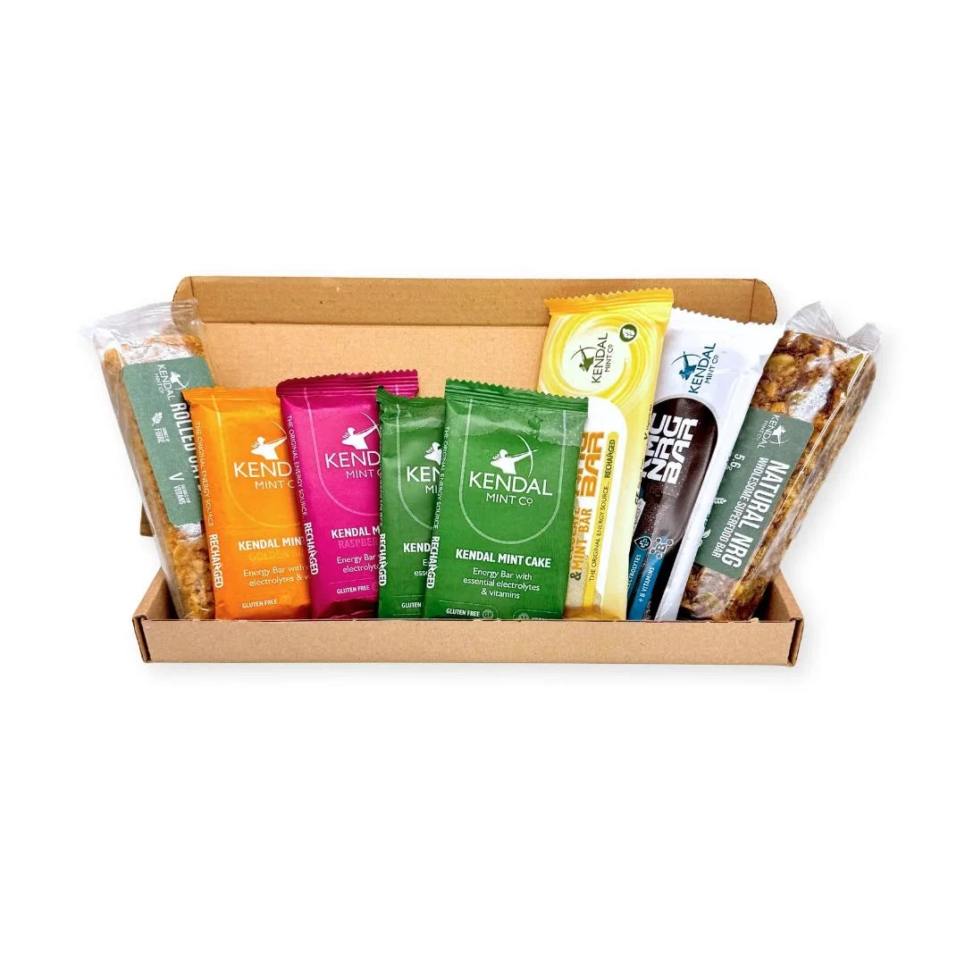 1. KMC Super Kendal Mint Energy Bar Bundle (8 Mixed Bars) | Vegan | Gluten Free | Ideal For Hiking, Cycling, & Running