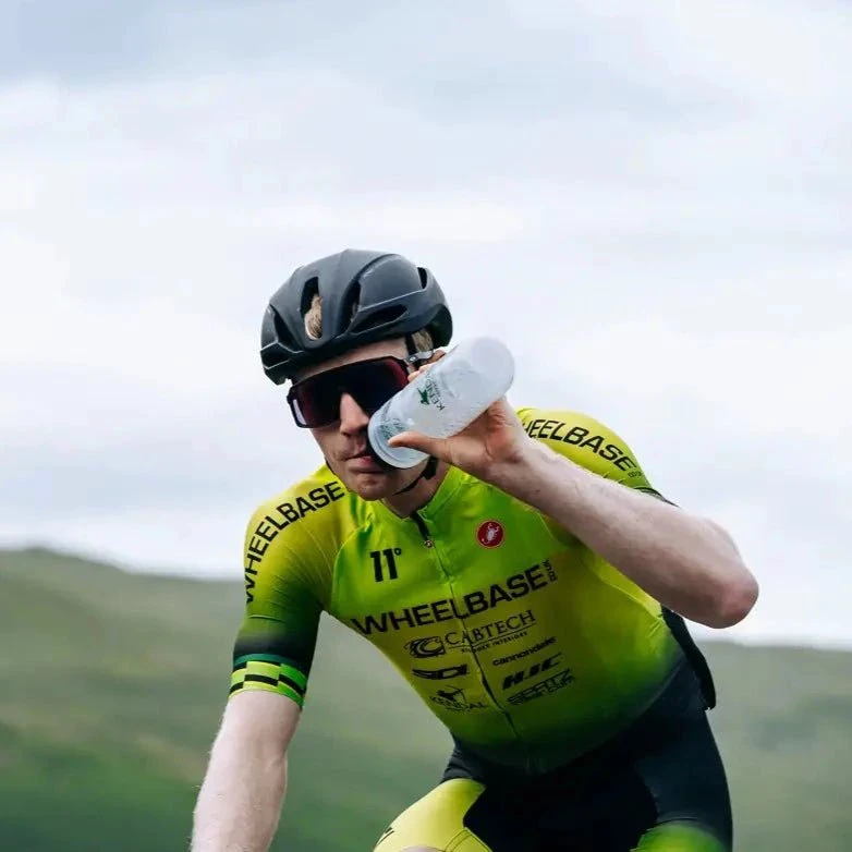 2. Cycle Performance Nutrition Pack | Kendal Mint Energy Bars, Energy Gels, Hydration & Recovery | Inc: Olive Green Bio Bottle | Ideal For Triathlons