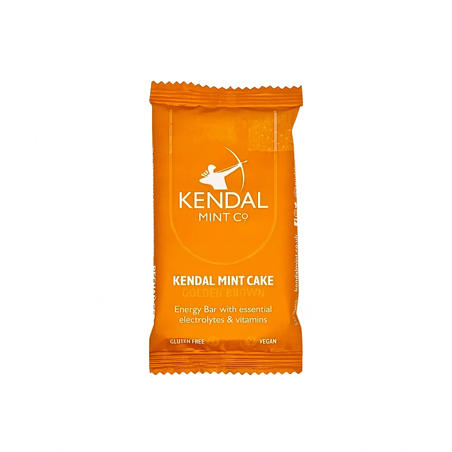 1. KMC NRG BAR Golden Brown Kendal Mint Cake Pocket-Sized Energy Bar |, 1 Bar | Ideal for Running, Cycling, Swimming, Triathlons, & Marathons