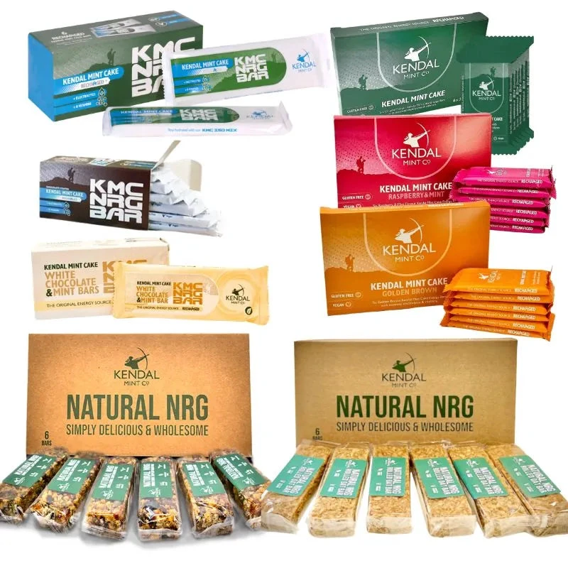 1. KMC Super Energy Kendal Mint Bar Bundle | 24 Mixed Bars / 6 of Each | Vegan | Gluten Free | Ideal For Hiking, Cycling, & Running