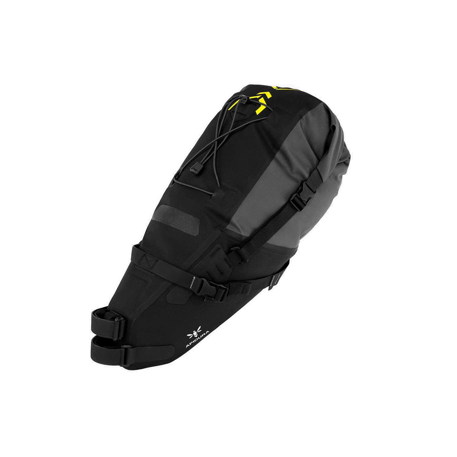 4. Apidura - geanta bicicleta cu prindere sub sa, Backcountry Saddle Pack 10 litri - gri negru galben