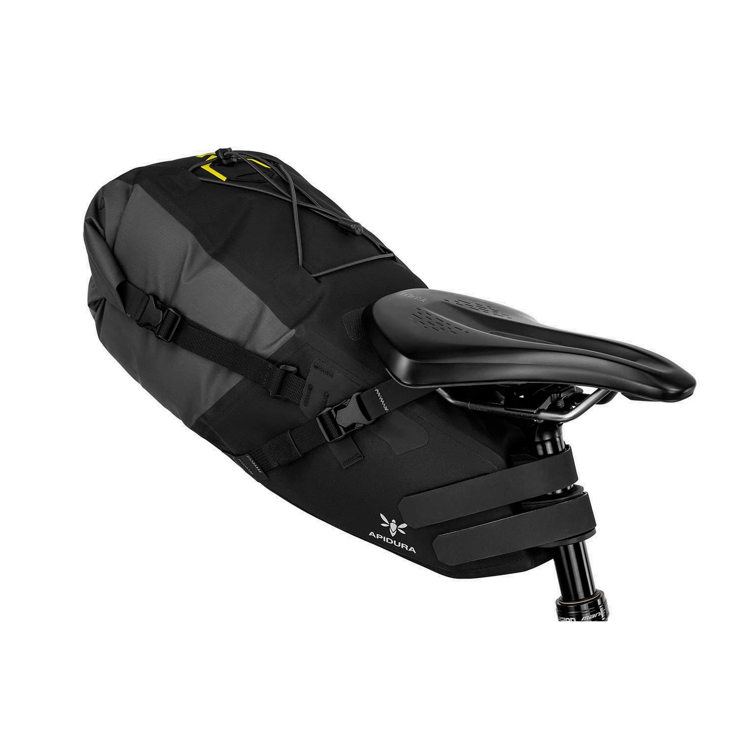 2. Apidura - geanta bicicleta cu prindere sub sa, Backcountry Saddle Pack 10 litri - gri negru galben