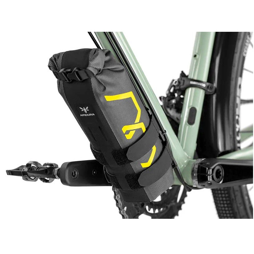 3. Apidura - geanta mica bicicleta Expedition cargo cage pack (1.3L) - gri negru