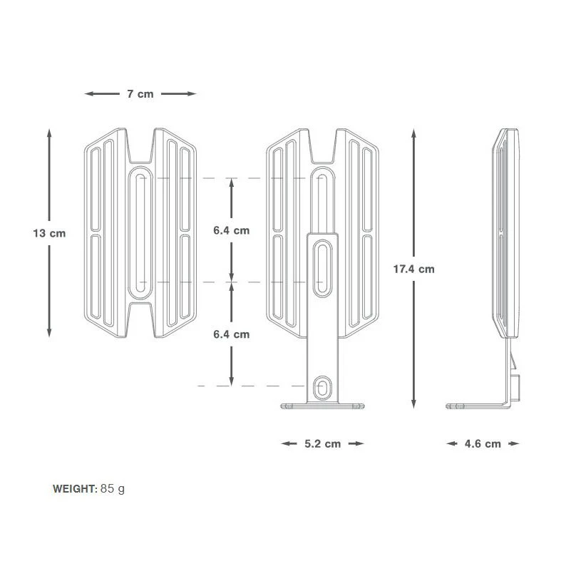 6. Apidura - suport montaj si transport geanta Bicicleta Inovation Lab, cargo cage - negru