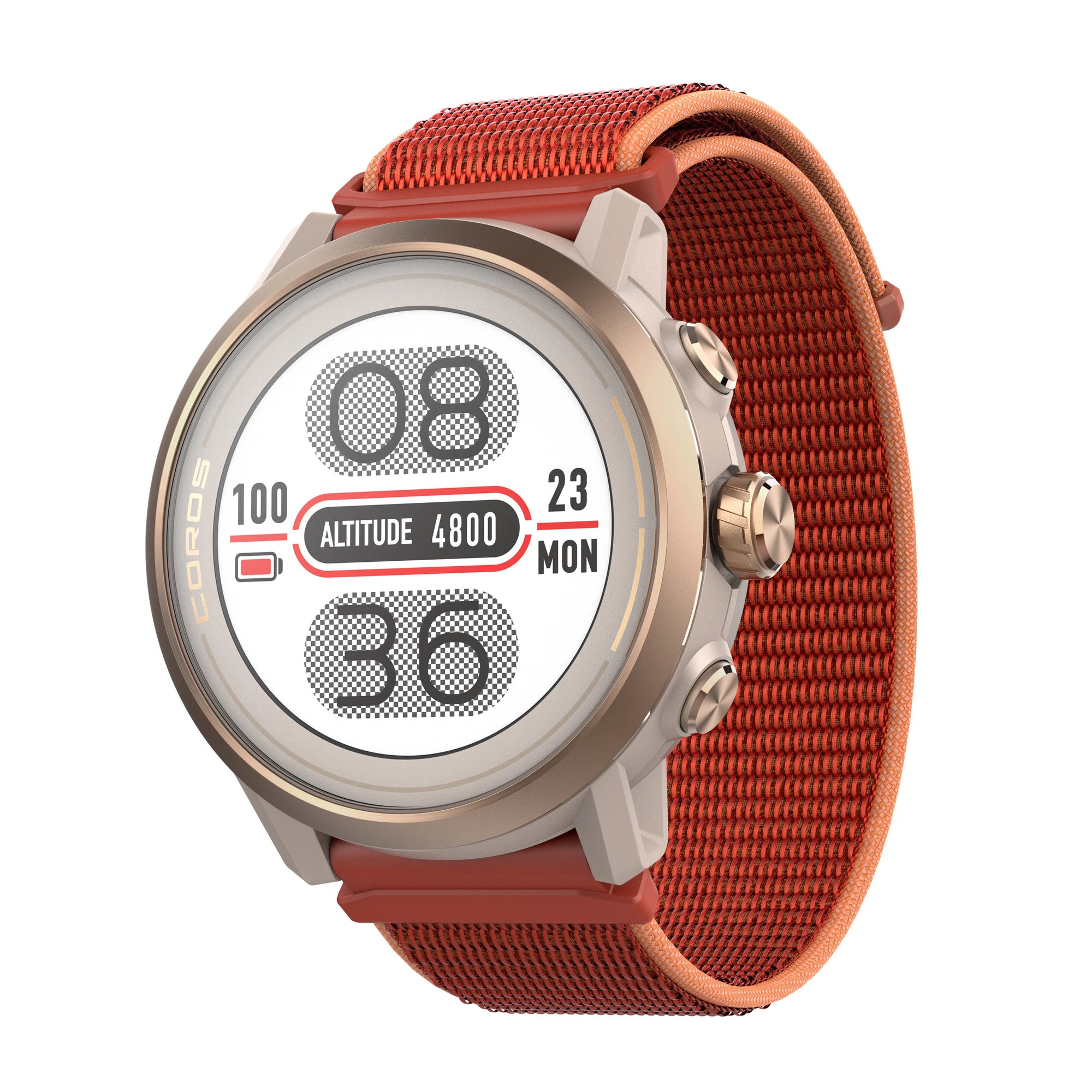 3. Coros APEX 2 - ceas GPS multisport premium - coral rose gold