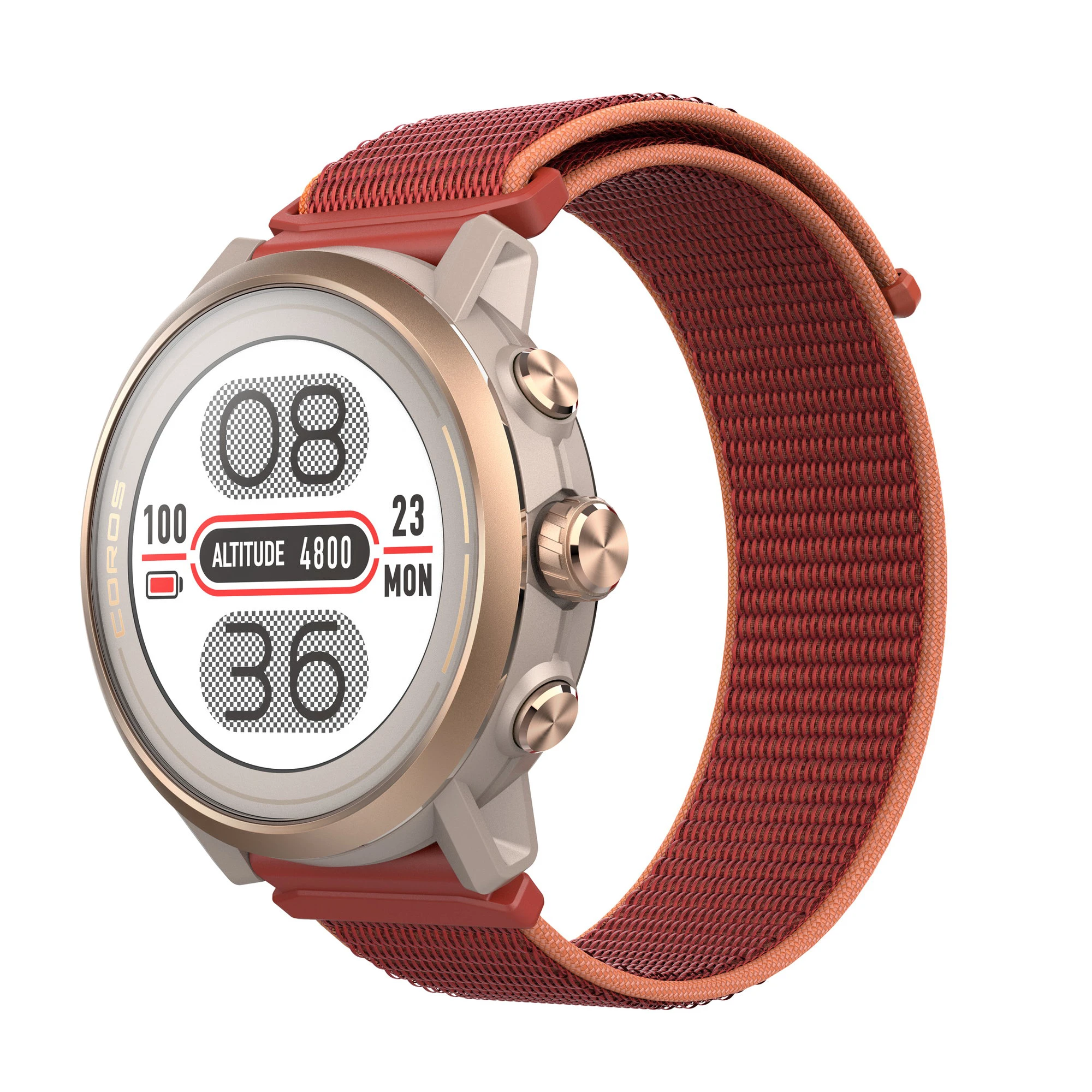 4. Coros APEX 2 - ceas GPS multisport premium - coral rose gold