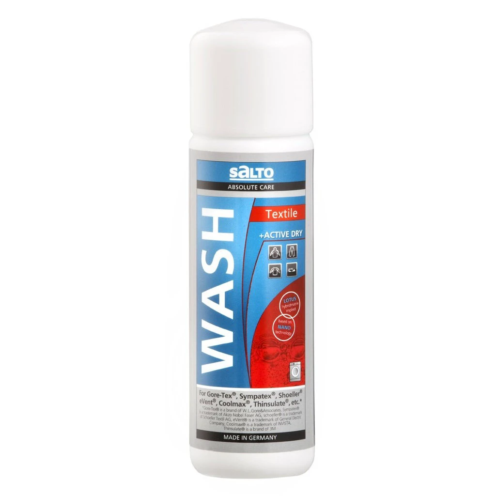 1. Salto - solutie curatare haine sport Textil Wash - 250ml