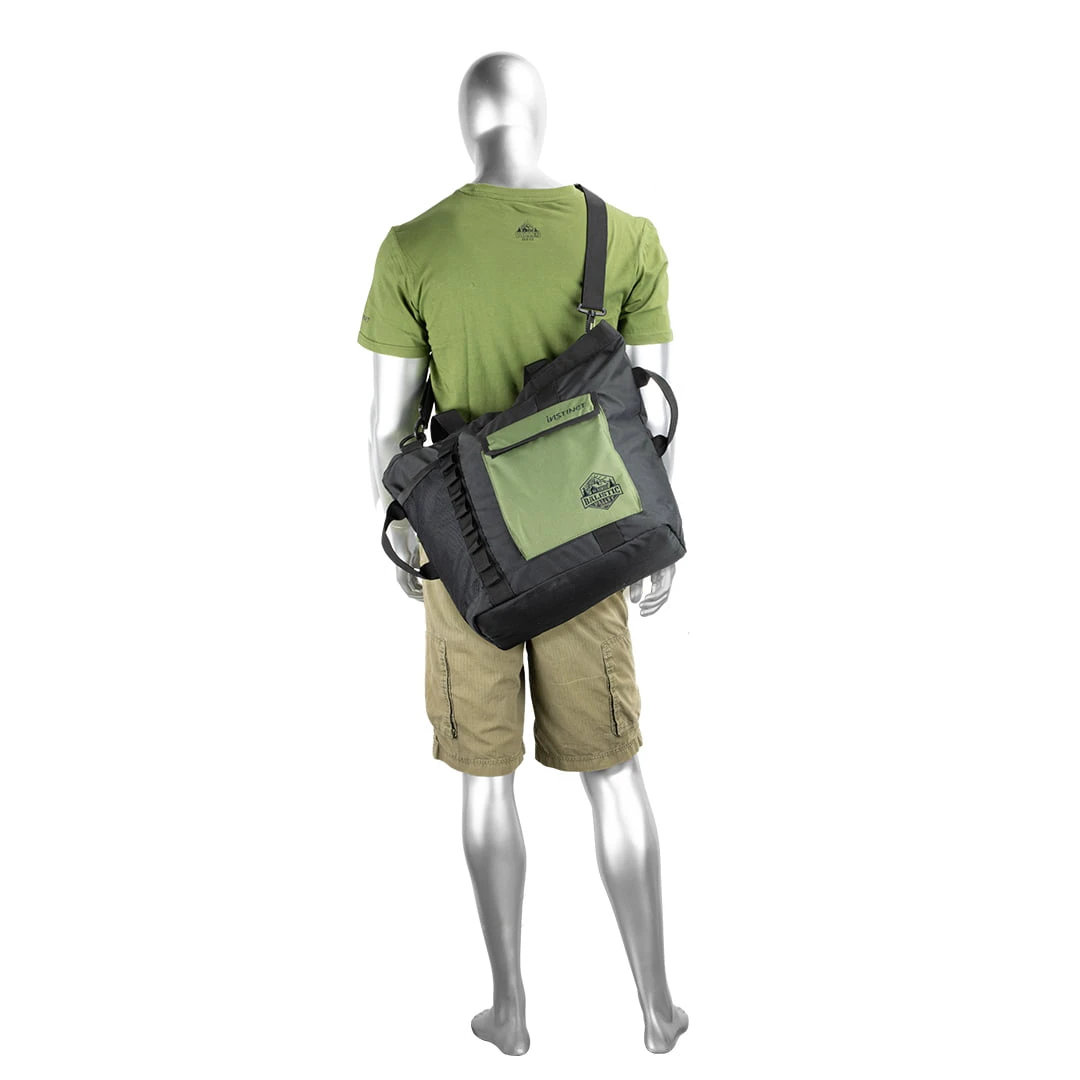 9. Instinct - geanta multifunctionala Ballistic Tote 35 litri - negru verde army
