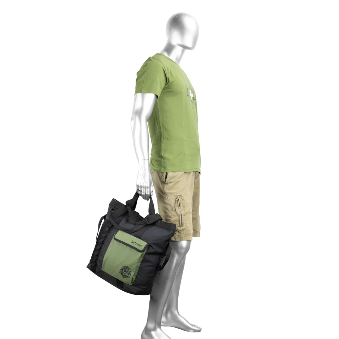 8. Instinct - geanta multifunctionala Ballistic Tote 35 litri - negru verde army