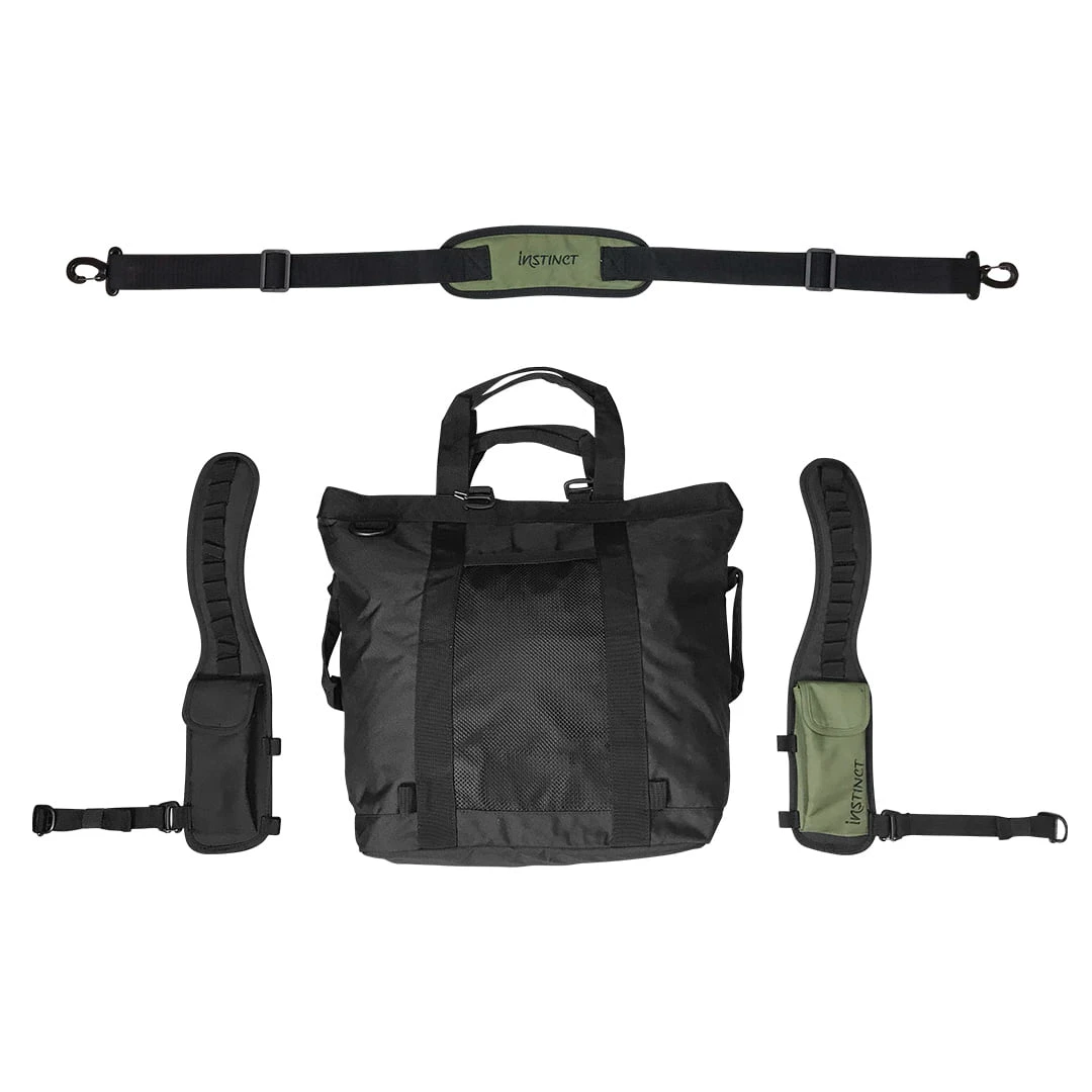 13. Instinct - geanta multifunctionala Ballistic Tote 35 litri - negru verde army