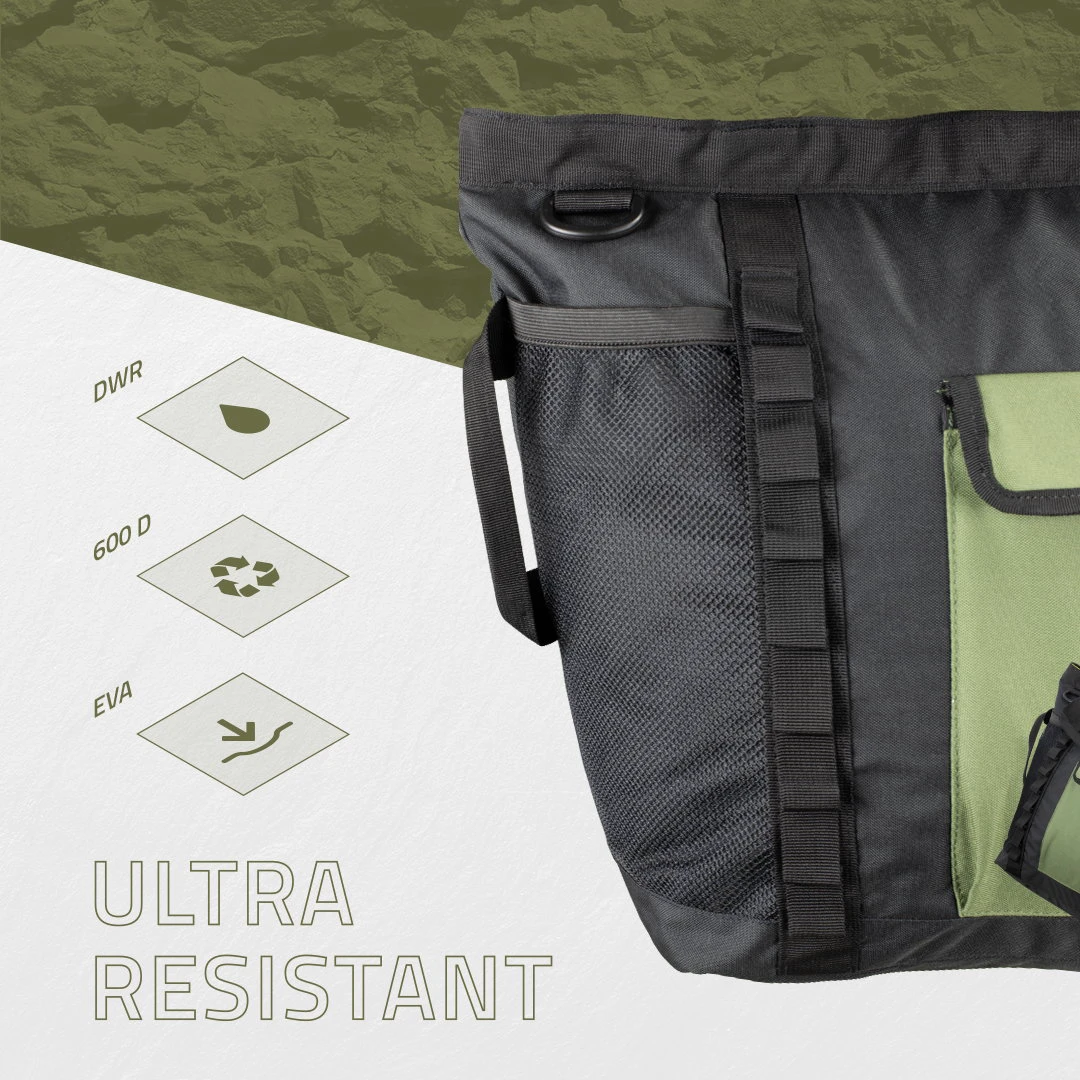 18. Instinct - geanta multifunctionala Ballistic Tote 35 litri - negru verde army