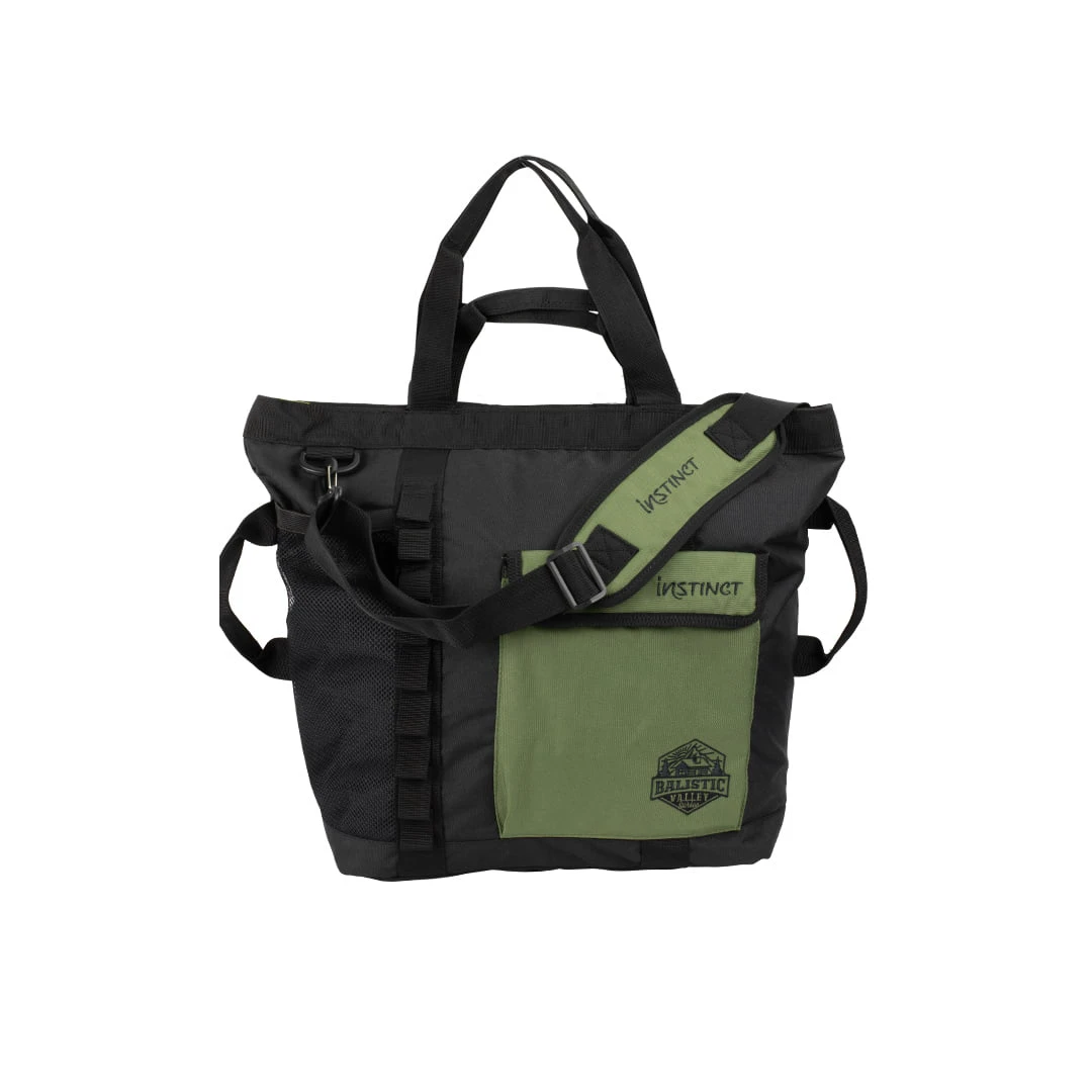 1. Instinct - geanta multifunctionala Ballistic Tote 35 litri - negru verde army