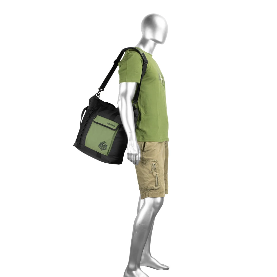 7. Instinct - geanta multifunctionala Ballistic Tote 35 litri - negru verde army