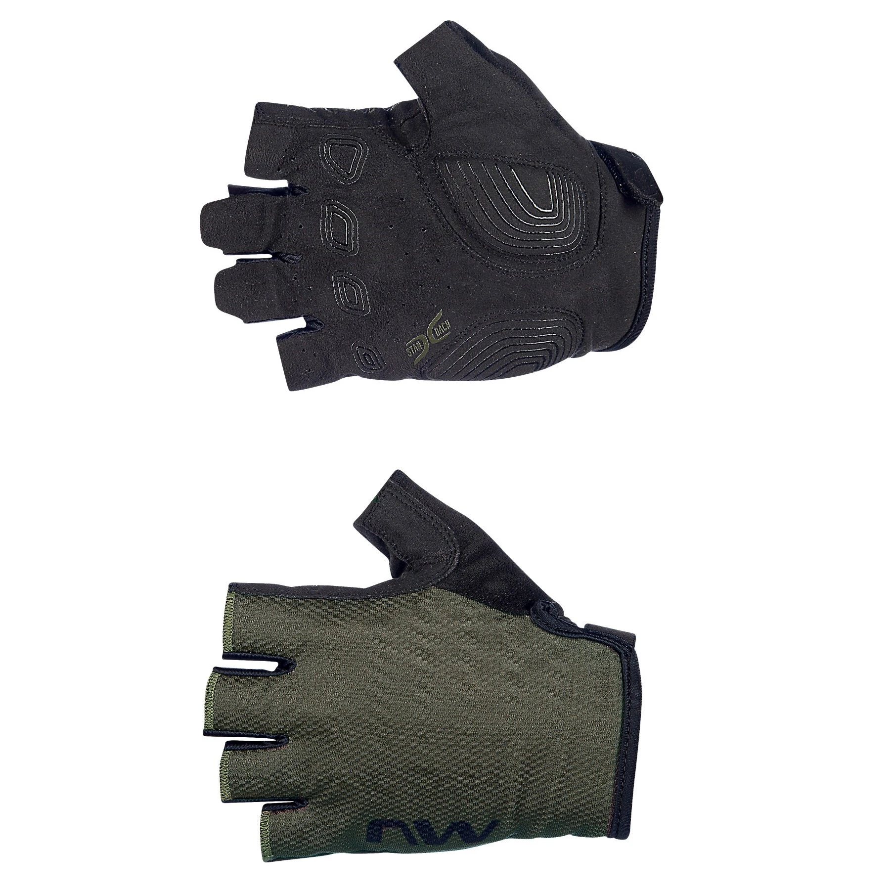 Northwave - manusi degete scurte - Active Short Finger Glove - Green Forest | Black - 56443