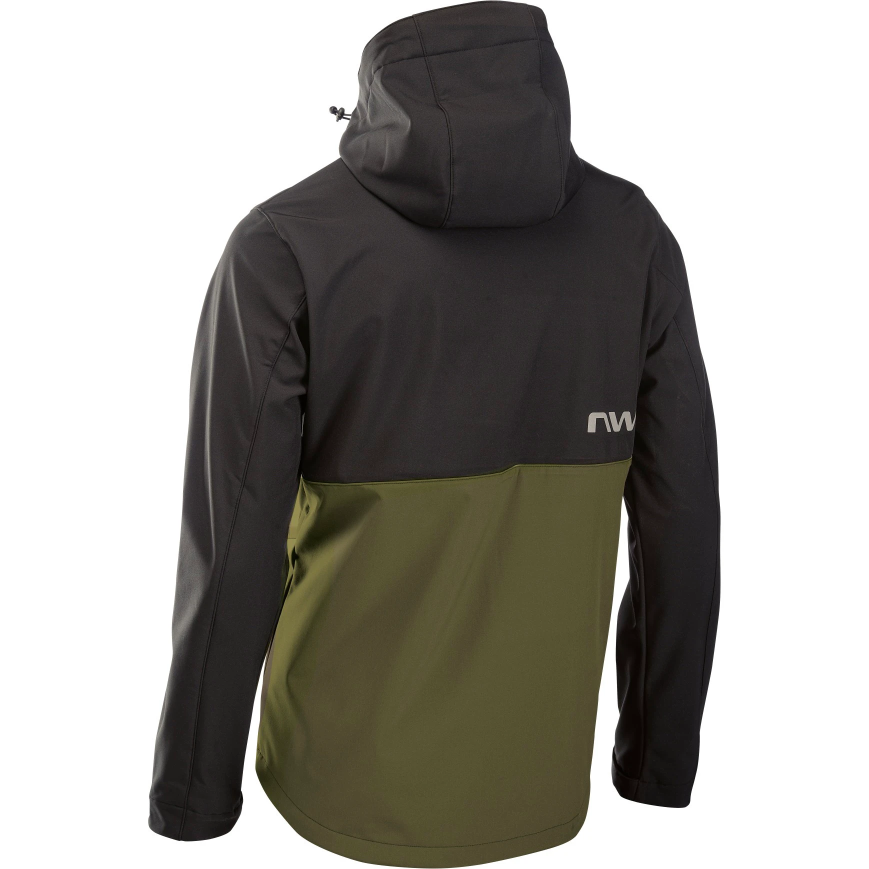 2. Northwave - jacheta ciclism iarna pentru barbati All mountain Easy Out Softshell - negru verde inchis padure