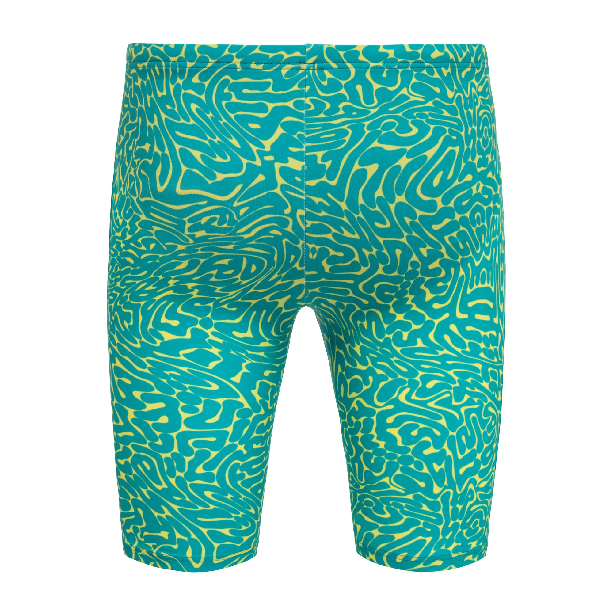 2. Orca - costum inot pentru barbati tip jammer - verde turcoaz galben