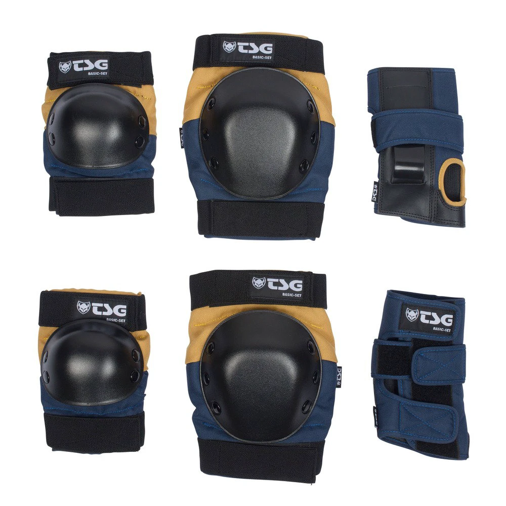 1. Set protectii TSG Basic - Night Blue/Dusk Yellow