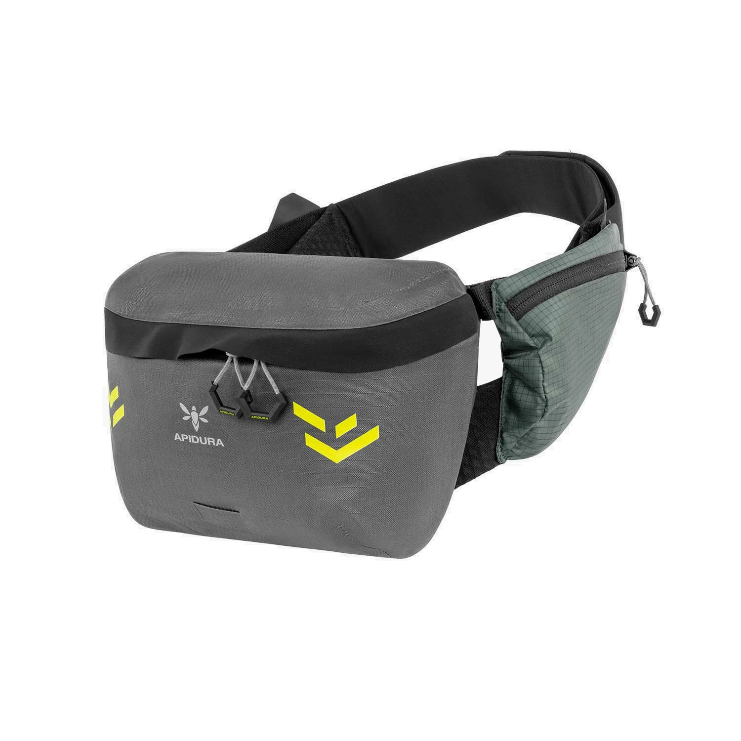 1. Apidura - geanta practica cu prindere in zona soldurilor, Backcountry 2.0 Hip Pack, 2.5L - gri inchis negru