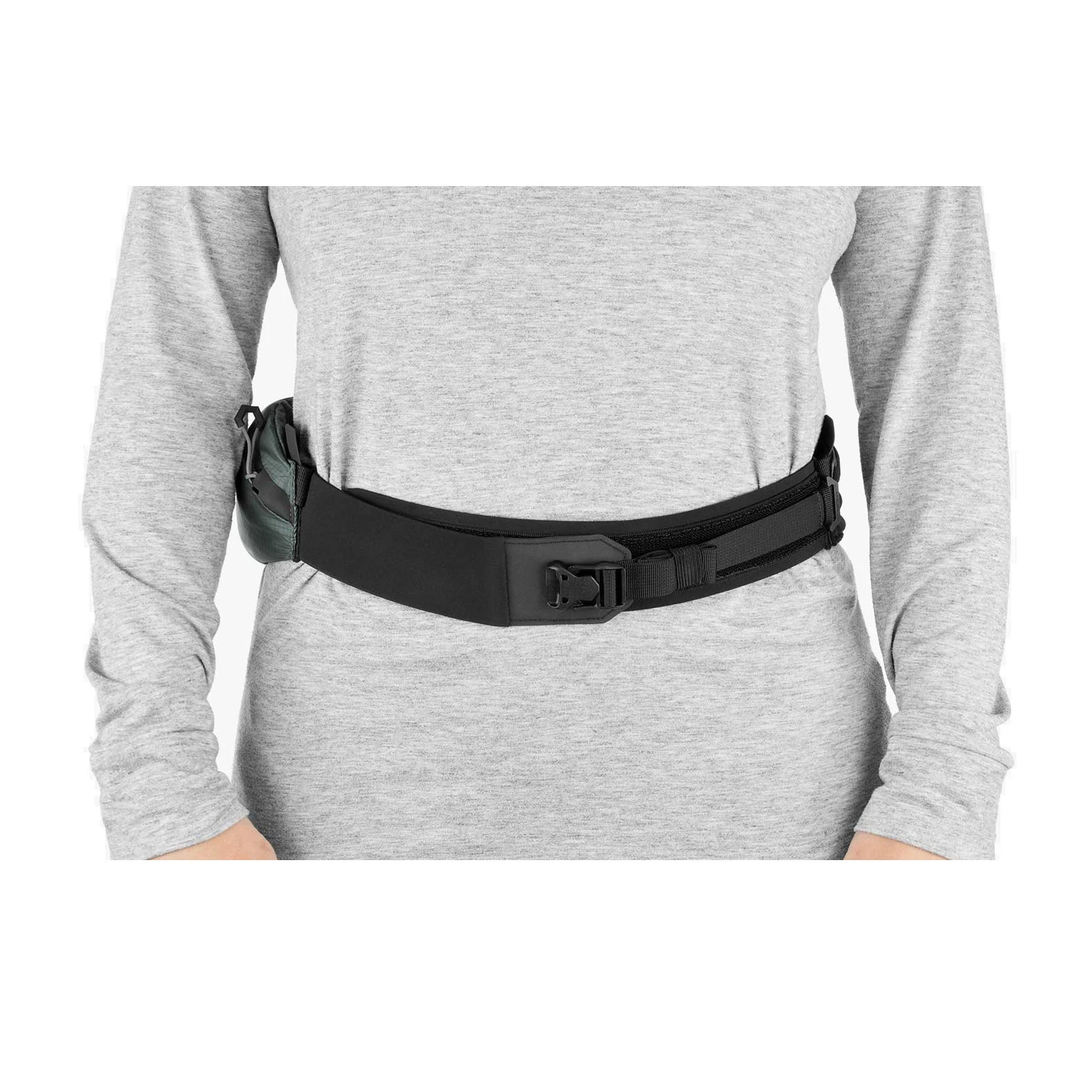 6. Apidura - geanta practica cu prindere in zona soldurilor, Backcountry 2.0 Hip Pack, 2.5L - gri inchis negru