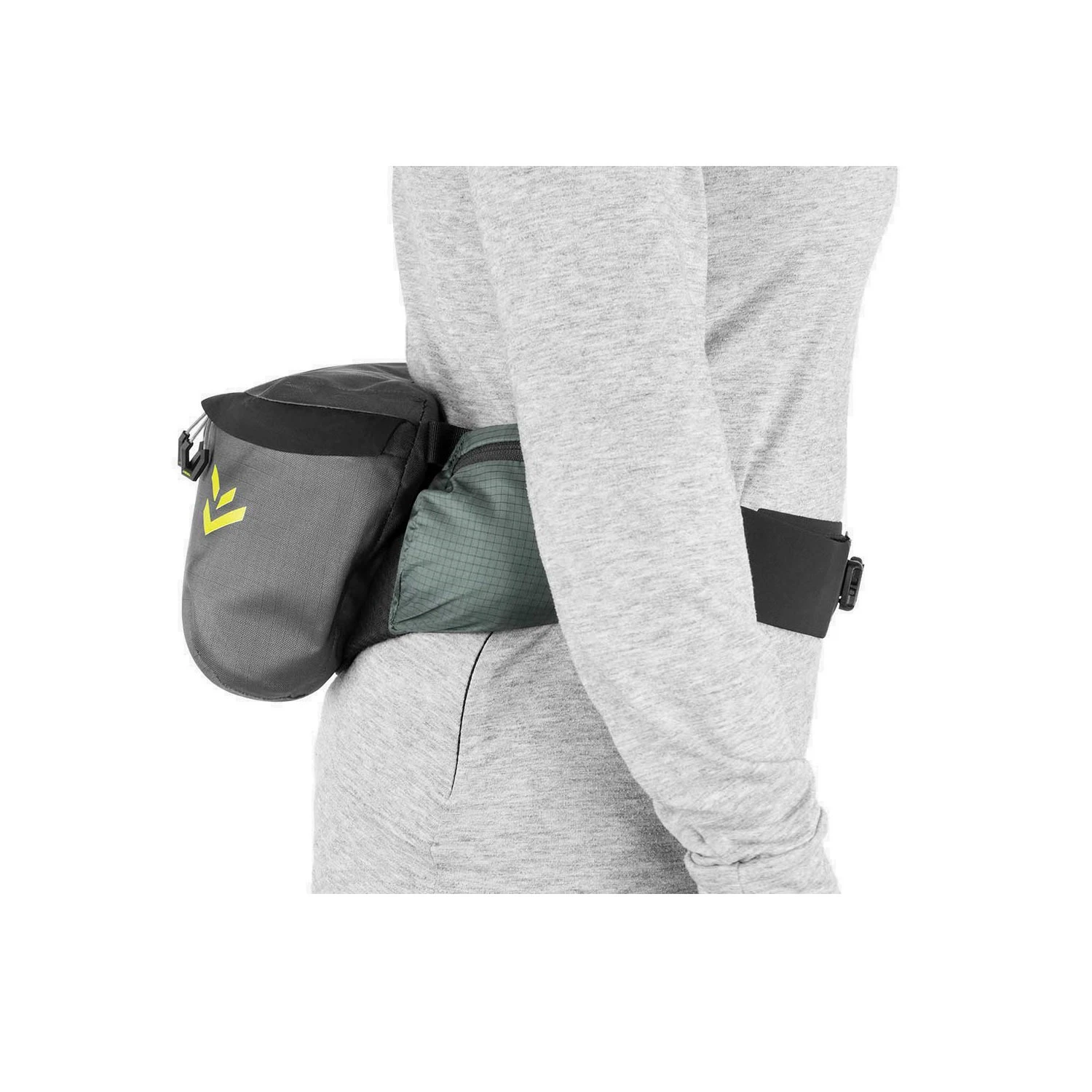 4. Apidura - geanta practica cu prindere in zona soldurilor, Backcountry 2.0 Hip Pack, 2.5L - gri inchis negru
