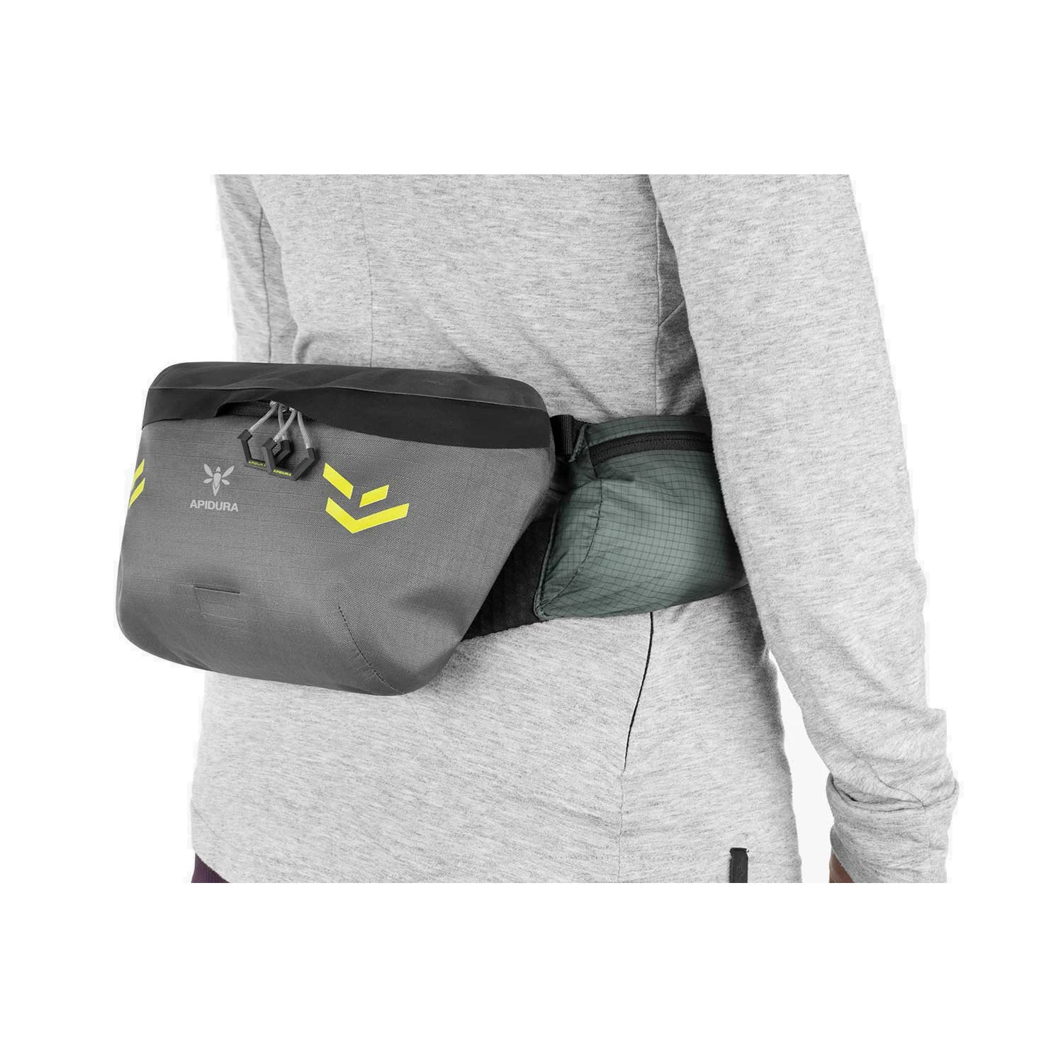3. Apidura - geanta practica cu prindere in zona soldurilor, Backcountry 2.0 Hip Pack, 2.5L - gri inchis negru