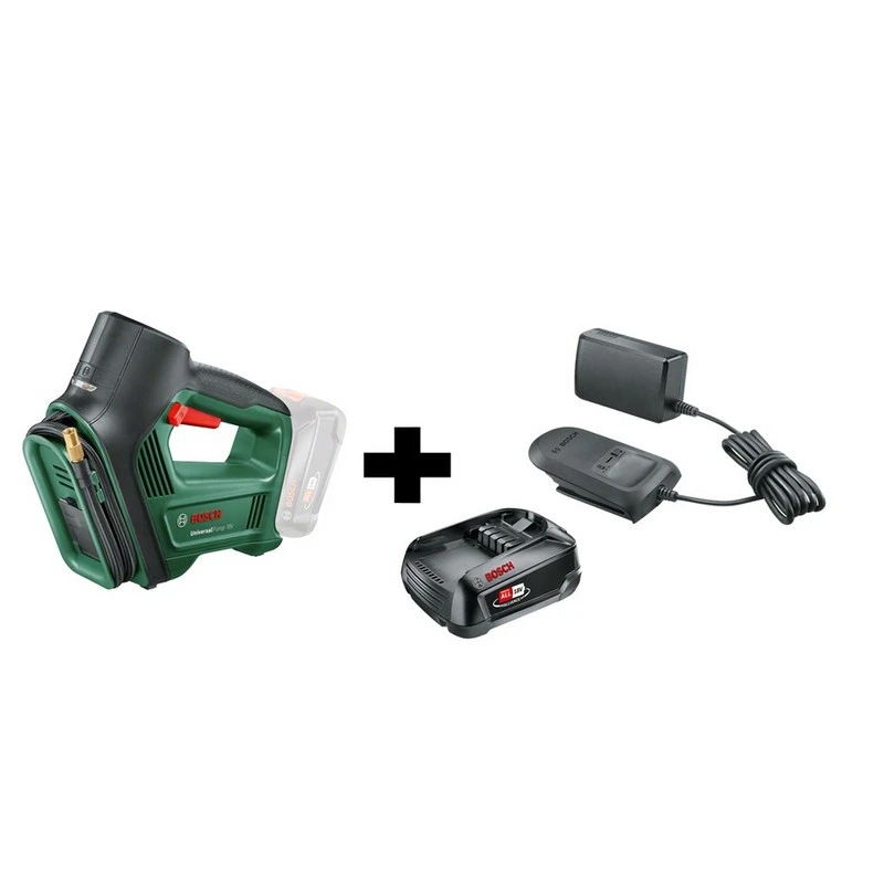 1. Bosch - pompa electrica universala pentru bicicleta, alimentare cu baterie, Cordless Pneumatic Pump 18V + Starter-Set 18V