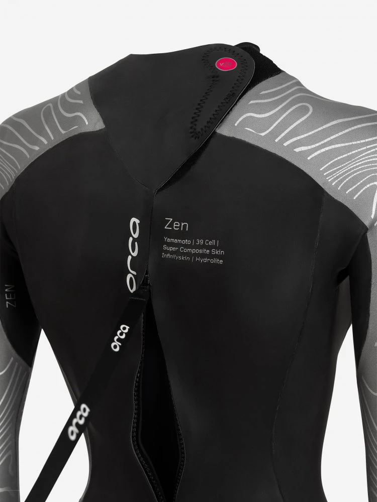 4. Orca - costum neopren pentru femei Freedive Zen 1 P wetsuit - negru gri alb