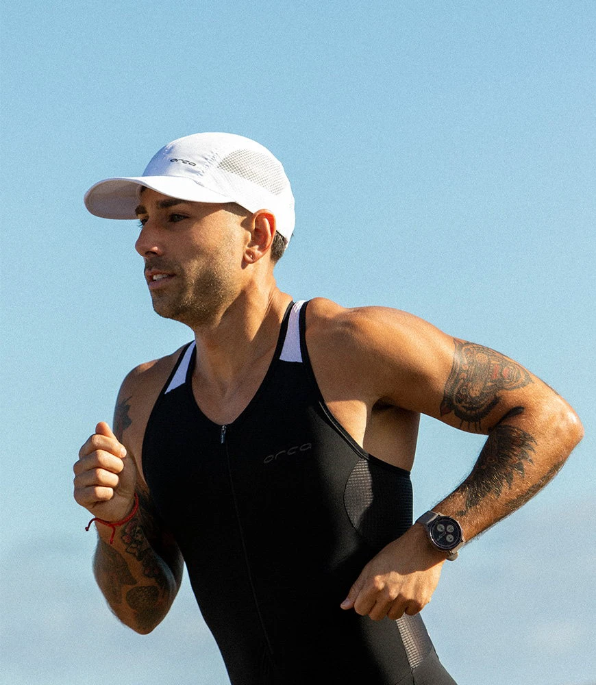 3. Orca - sapca alergare vreme calda Foldable Cap - alb