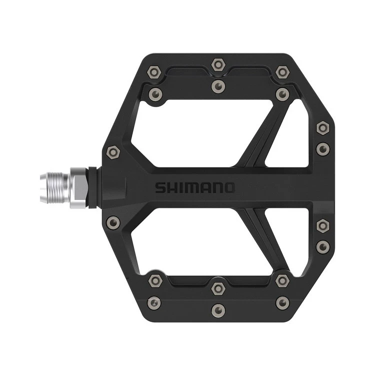 5. Shimano - pedale bicicleta MTB cu platforma Flat PD-GR400 - negru